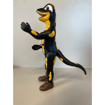 PUPAZZO GOMMA Lurchi Salamander AG PERSONAGGIO PUBBLICITARIO SALAMANDRA 33 cm/h