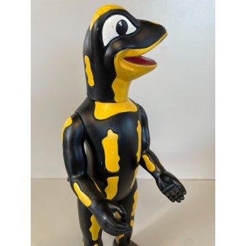 PUPAZZO GOMMA Lurchi Salamander AG PERSONAGGIO PUBBLICITARIO SALAMANDRA 33 cm/h