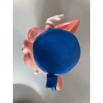 PUPAZZO GOMMA TOMMY Tre porcellini Walt Disney LEDRA LEDRAPLASTIC GIOCO 21cm '60