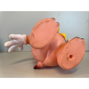 PUPAZZO GOMMA TOMMY Tre porcellini Walt Disney LEDRA LEDRAPLASTIC GIOCO 21cm '60