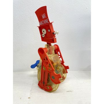 GIOCO VINTAGE ROBOT MR. MACHINE Wind-Up TOY  BY Ideal Corp. Hollys NY 11423 1961