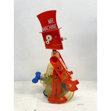 GIOCO VINTAGE ROBOT MR. MACHINE Wind-Up TOY  BY Ideal Corp. Hollys NY 11423 1961
