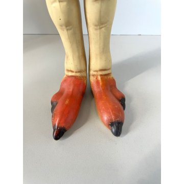 RARO PUPAZZO GOMMA STRUZZO PUBBLICITA PIRELLI Rempel Enterprises VINTAGE 37cm 50