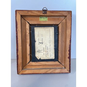 ANTICO QUADRO MICROMOSAICO PIAZZA S Pietro ROMA VATICANO MOSAICO RARO FONTANA