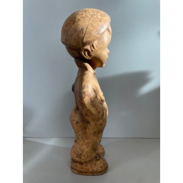 RARO PUPAZZO GOMMA Pirelli FIGURA BAMBINO BOY SALOPETTE COLLEZIONE VINTAGE '60