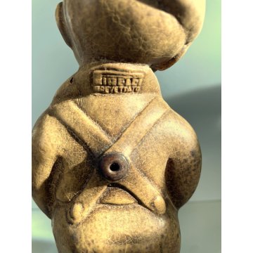 RARO PUPAZZO GOMMA Pirelli FIGURA BAMBINO BOY SALOPETTE COLLEZIONE VINTAGE '60