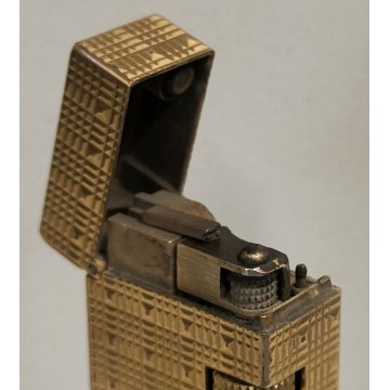 Dunhill 24163 ACCENDINO TASCA DORATO Swiss made VINTAGE GOLDEN LIGHTER Briquet