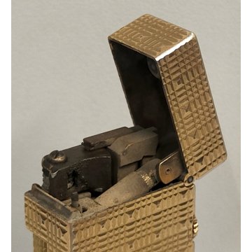 Dunhill 24163 ACCENDINO TASCA DORATO Swiss made VINTAGE GOLDEN LIGHTER Briquet