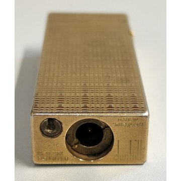 Dunhill 24163 ACCENDINO TASCA DORATO Swiss made VINTAGE GOLDEN LIGHTER Briquet