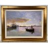 QUADRO DIPINTO OLIO Zapedro MARINA laguna VENEZIA