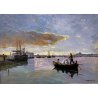 QUADRO DIPINTO OLIO Zapedro MARINA laguna VENEZIA