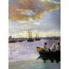 QUADRO DIPINTO OLIO Zapedro MARINA laguna VENEZIA