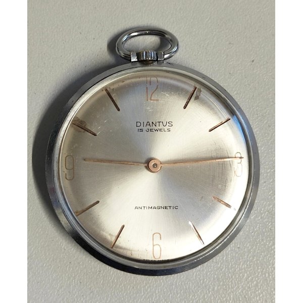 Orologio Da Tasca Vintage I Love Bacon – Lega E Vetro – Diametro 3,5 Cm – Silenzioso – Regalo Originale