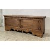 ANTICA CASSAPANCA LEGNO PIOPPO PANCA BAULE EPOCA 1900 NEOCLASSICA ROBUSTA EPOCA