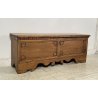 ANTICA CASSAPANCA LEGNO PIOPPO PANCA BAULE EPOCA 1900 NEOCLASSICA ROBUSTA EPOCA