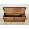 ANTICA CASSAPANCA LEGNO PIOPPO PANCA BAULE EPOCA 1900 NEOCLASSICA ROBUSTA EPOCA