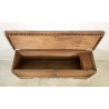 ANTICA CASSAPANCA LEGNO PIOPPO PANCA BAULE EPOCA 1900 NEOCLASSICA ROBUSTA EPOCA