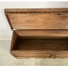 ANTICA CASSAPANCA LEGNO PIOPPO PANCA BAULE EPOCA 1900 NEOCLASSICA ROBUSTA EPOCA