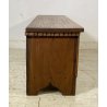 ANTICA CASSAPANCA LEGNO PIOPPO PANCA BAULE EPOCA 1900 NEOCLASSICA ROBUSTA EPOCA