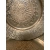 SET 2 PZ PIATTI RAME ELEMOSINIERE ISLAMICO VINTAGE DA PARETE COPPER DISHES '900
