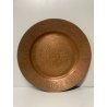 SET 2 PZ PIATTI RAME ELEMOSINIERE ISLAMICO VINTAGE DA PARETE COPPER DISHES '900