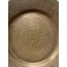 SET 2 PZ PIATTI RAME ELEMOSINIERE ISLAMICO VINTAGE DA PARETE COPPER DISHES '900