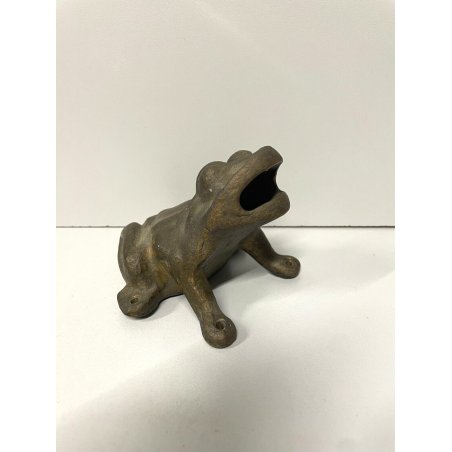 ANTICA RANA IN BRONZO GIOCO DELLA RANA TUTTOTONDO FIGURA ITALIA BRONZE SCULTURA