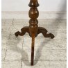 ANTICO TAVOLINO CARLO X TREPPIEDE LEGNO NOCE INTARSIATO TAVOLO QUADRATO TABLE
