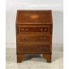 ANTICA CREDENZA RIBALTA LEGNO MASSELLO MOBILE SECRETAIRE 1900 SCRITTOIO CREDENZA