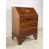 ANTICA CREDENZA RIBALTA LEGNO MASSELLO MOBILE SECRETAIRE 1900 SCRITTOIO CREDENZA
