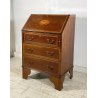 ANTICA CREDENZA RIBALTA LEGNO MASSELLO MOBILE SECRETAIRE 1900 SCRITTOIO CREDENZA