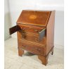 ANTICA CREDENZA RIBALTA LEGNO MASSELLO MOBILE SECRETAIRE 1900 SCRITTOIO CREDENZA