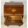 ANTICA CREDENZA RIBALTA LEGNO MASSELLO MOBILE SECRETAIRE 1900 SCRITTOIO CREDENZA