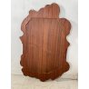 SPECCHIERA PARETE VINTAGE CORNICE LEGNO INTARSIATO BORDO MOSSO MIRROR MIDCENTURY