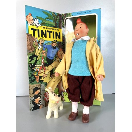 PERSONAGGIO FIGURA ARTICOLATA Tin Tin Reporter  Seri ACTION FIGURE FRANCE '70