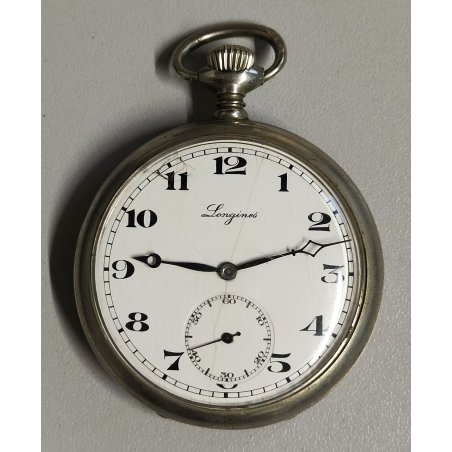 ANTICO OROLOGIO TASCA Longines EFCo CAL. 18.69N anni 50 OLD POCKET WATCH montre