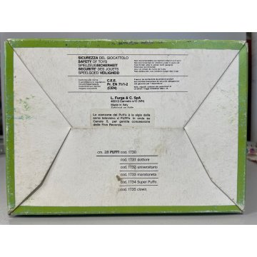 PUPAZZO GOMMA Puffo CHITARRA Collezione VERI PUFFI della Furga 1982 NON FUNZIONA