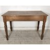 ANTICO TAVOLO RUSTICO legno ROVERE epoca 1800 CUCINA scrivania SALA PRANZO table