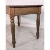 ANTICO TAVOLO RUSTICO legno ROVERE epoca 1800 CUCINA scrivania SALA PRANZO table