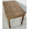 ANTICO TAVOLO RUSTICO legno ROVERE epoca 1800 CUCINA scrivania SALA PRANZO table