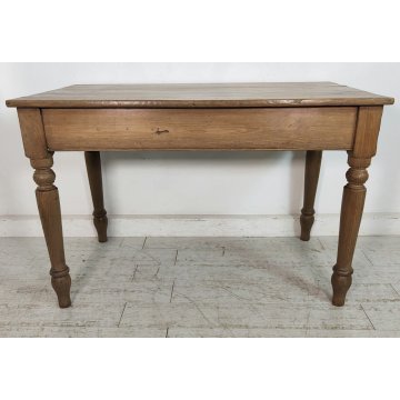 ANTICO TAVOLO RUSTICO legno ROVERE epoca 1800 CUCINA scrivania SALA PRANZO table