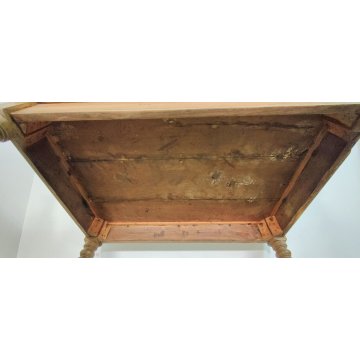 ANTICO TAVOLO RUSTICO legno ROVERE epoca 1800 CUCINA scrivania SALA PRANZO table