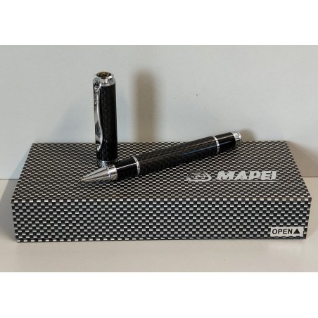 Mapei PENNA SFERA Carbonio VINTAGE BALLPOINT PEN Collezione BIKE ADVERTISING