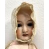 ANTICA BAMBOLA FURGA 500 Canneto VINTAGE DOLL OCCHI VETRO 58 cm/h ANNI '20/'30