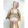 ANTICA BAMBOLA FURGA 500 Canneto VINTAGE DOLL OCCHI VETRO 58 cm/h ANNI '20/'30