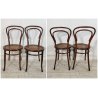 J. & J. Kohn SET 6 SEDIA ANTICA paglia di Vienna LEGNO FAGGIO tipo Thonet CHAIR
