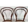 J. & J. Kohn SET 6 SEDIA ANTICA paglia di Vienna LEGNO FAGGIO tipo Thonet CHAIR