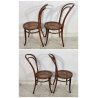 J. & J. Kohn SET 6 SEDIA ANTICA paglia di Vienna LEGNO FAGGIO tipo Thonet CHAIR