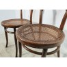 J. & J. Kohn SET 6 SEDIA ANTICA paglia di Vienna LEGNO FAGGIO tipo Thonet CHAIR