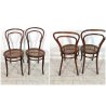 J. & J. Kohn SET 6 SEDIA ANTICA paglia di Vienna LEGNO FAGGIO tipo Thonet CHAIR